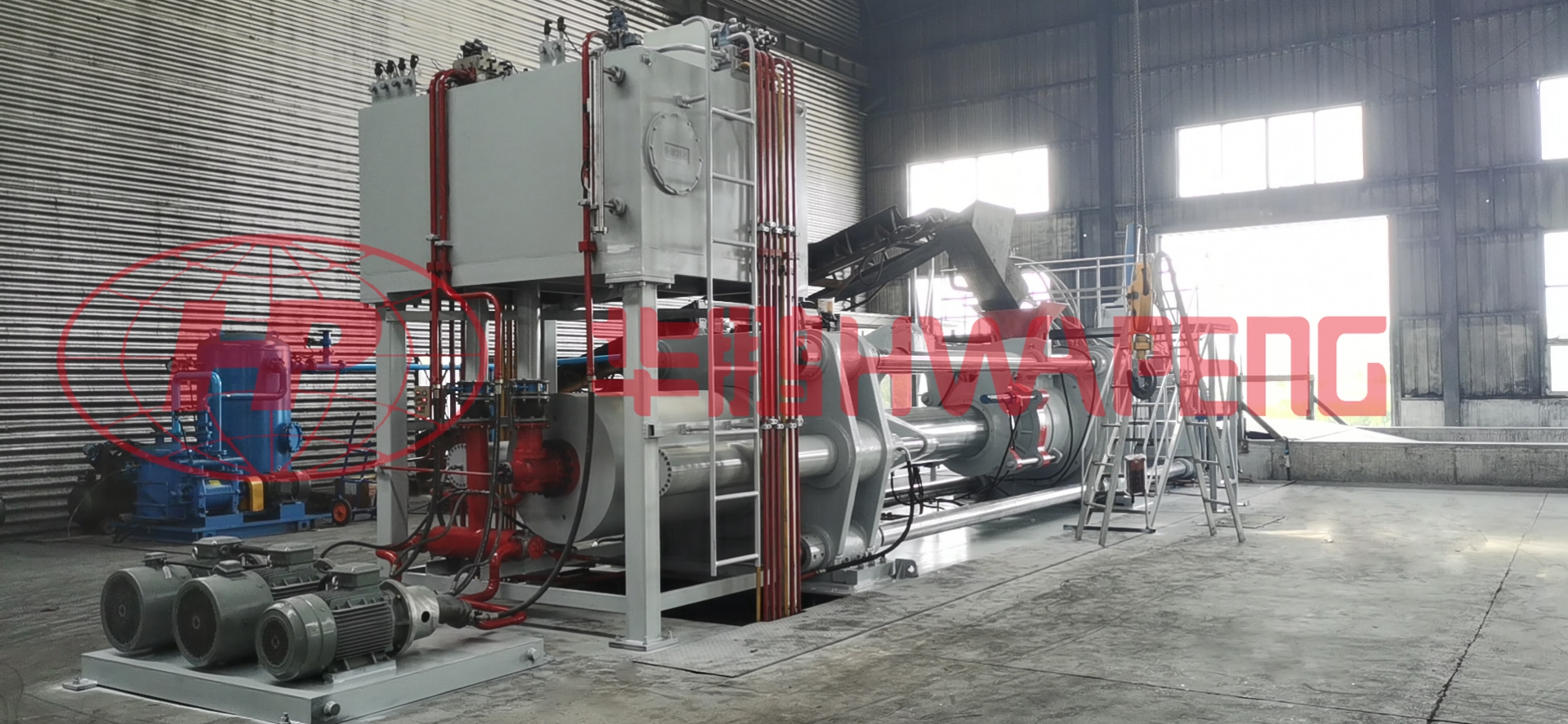Application of 1500T extrusion press in production of graphite electrode