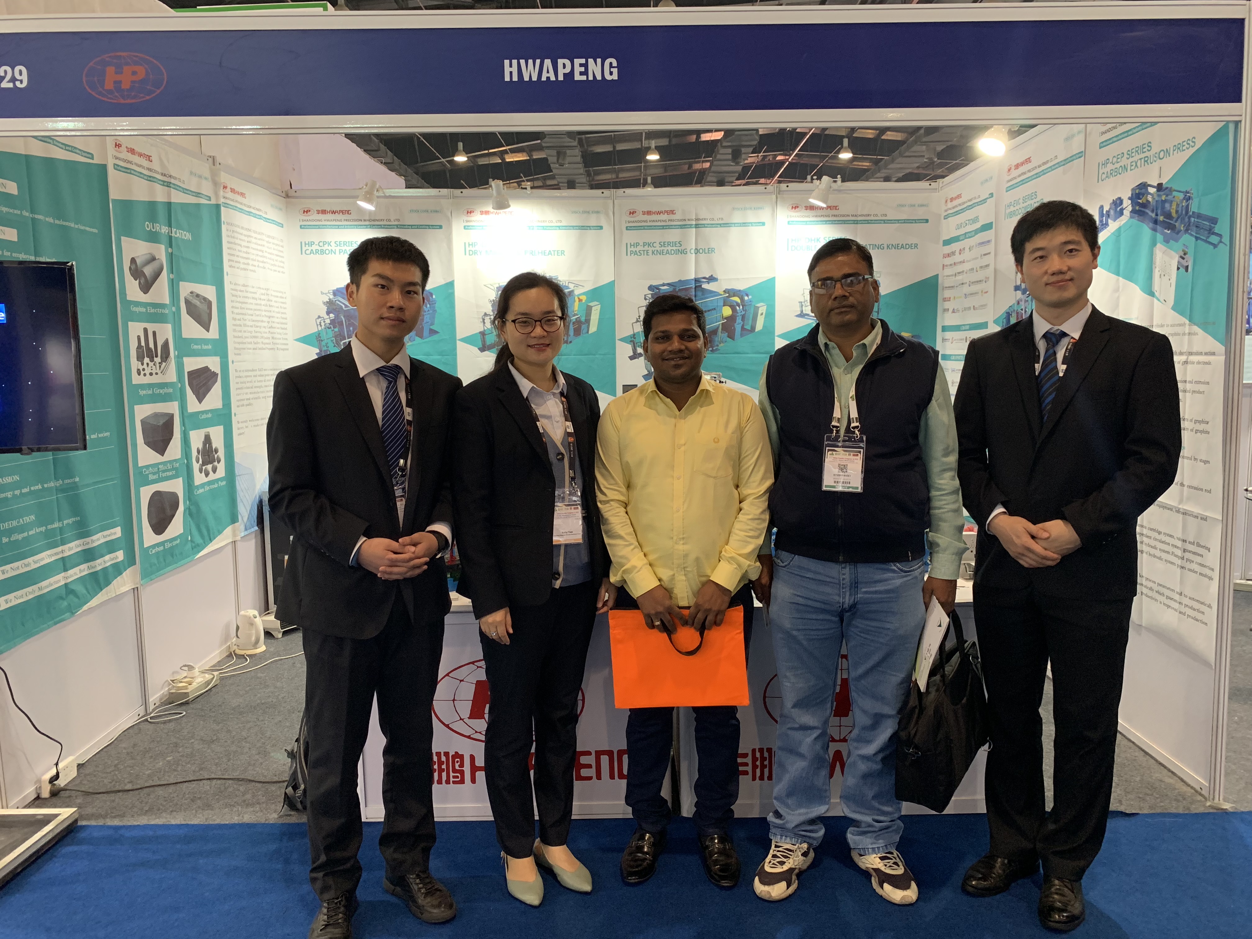 Hwapeng Attends Foundry Exhibition in Delhi India