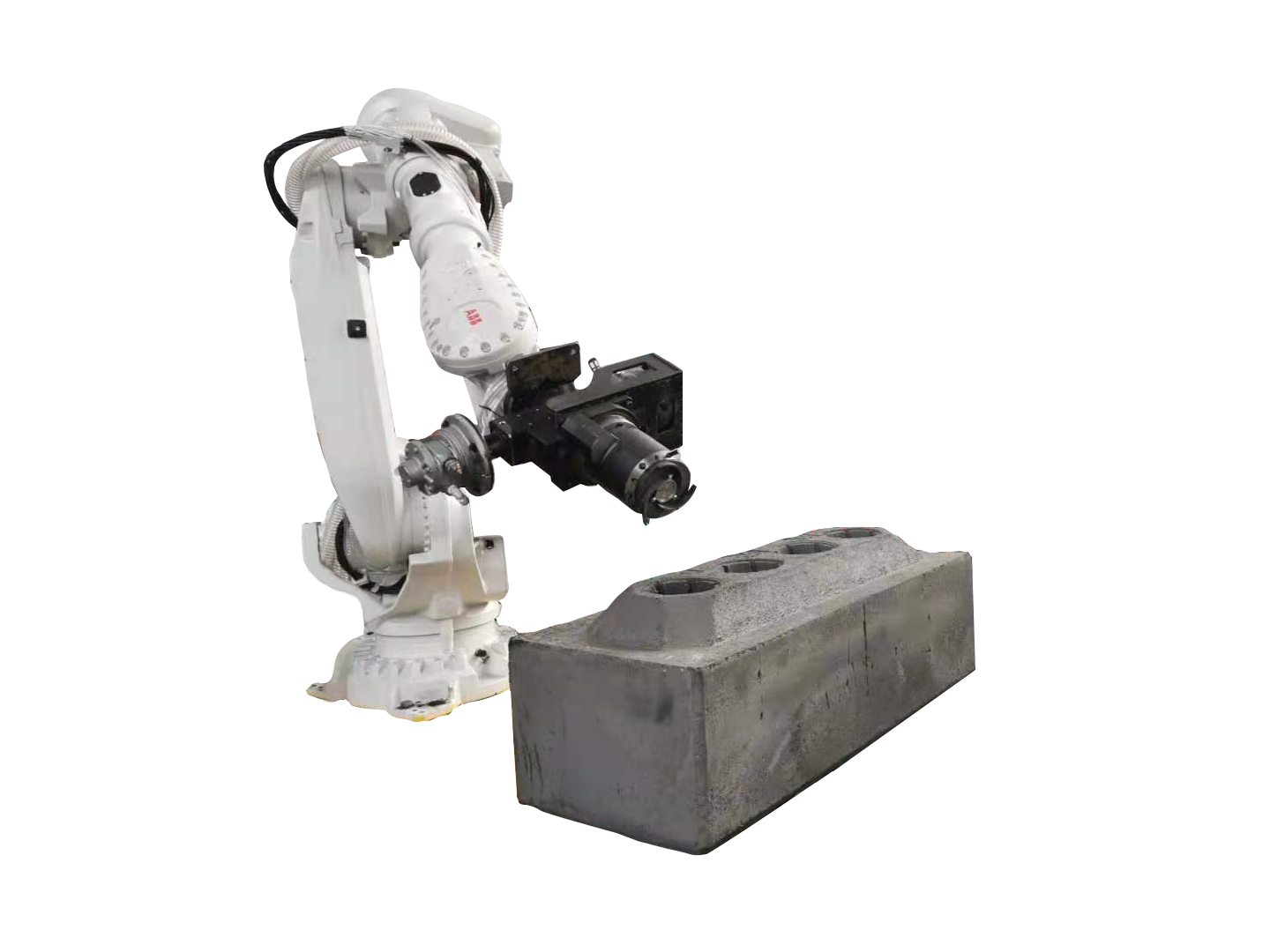 AIV-CS Baked anode blocks cleaning robot