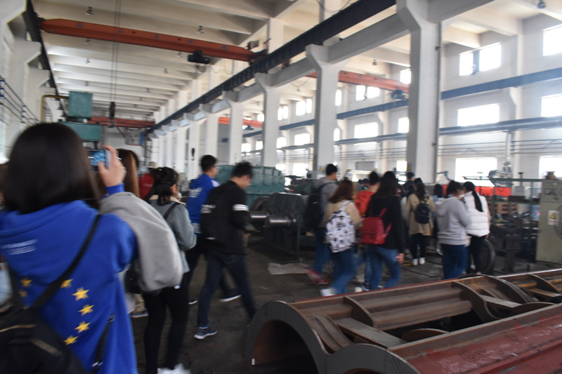 The University Students of Shandong Technology and Business University Visit Our Company