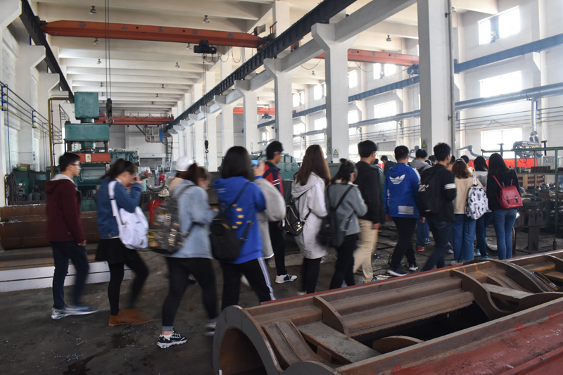 The University Students of Shandong Technology and Business University Visit Our Company