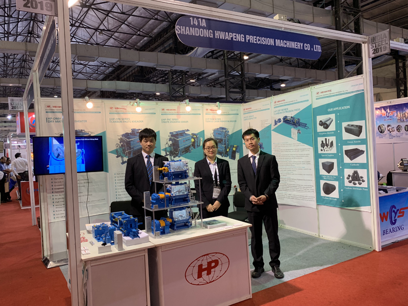 Hwapeng Attends Steel Exhibition in Bombay India