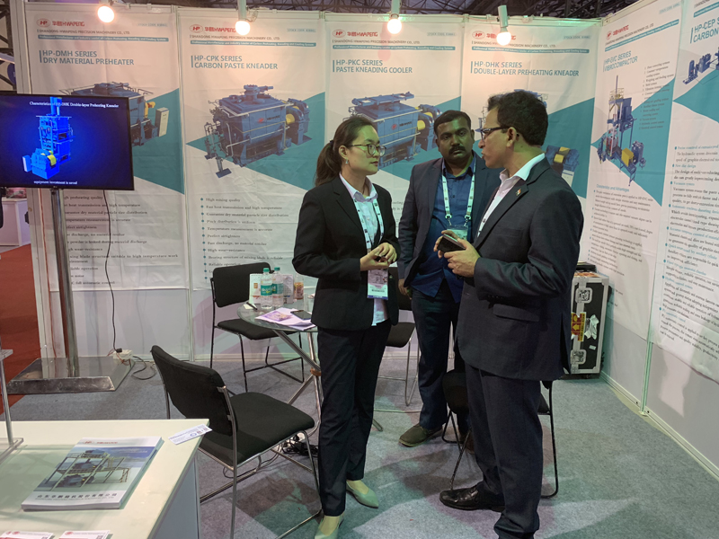 Hwapeng Attends Steel Exhibition in Bombay India