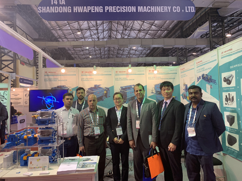 Hwapeng Attends Steel Exhibition in Bombay India